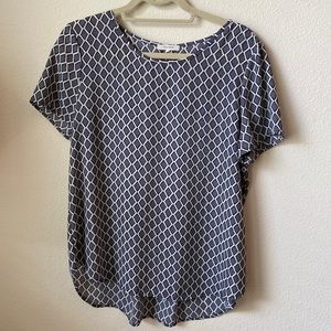 Pleione Patterned Blouse